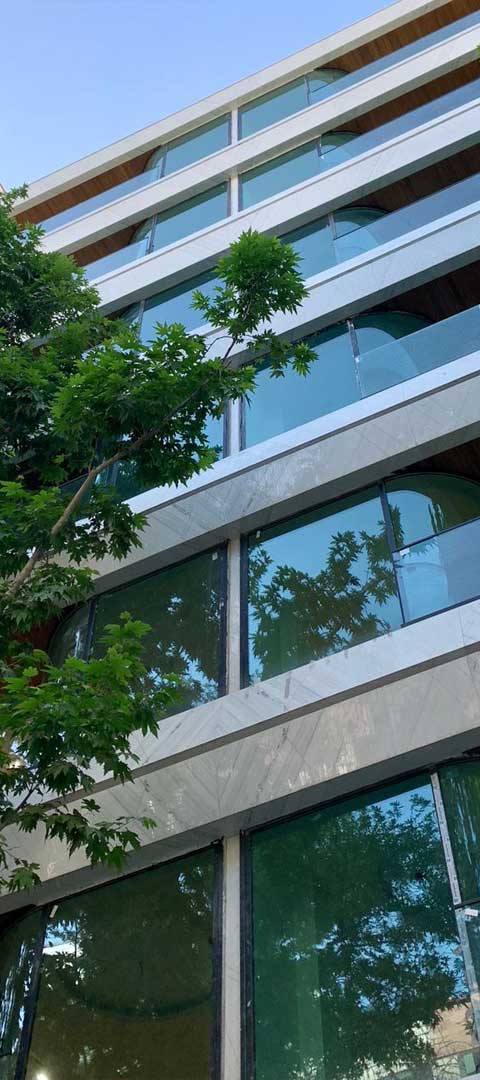 نرده شیشه ای